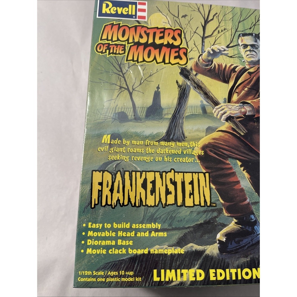 Revell 1/12 Scale Monsters of the Movies Universal Monsters Frankenstein Model - Picture 2 of 12